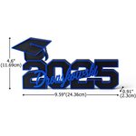 Personalized Multicolor 3D Printed Grad Cap Year Name Plate Desk Decor Class of 2025 Graduation Gift for Graduates Classmates