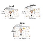 Personalized Birth Flower Cartoon Cooking Mama Biscuit Tin Storage Box with Name Birthday Mother's Day Gift for Mom Grandma Baker