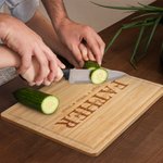 Personalized Daddy We Love You FSC Bamboo Charcuterie Cutting Board with Juice Groove Engraved 1-12 Kids Names Father's Day Gift for Dad Grandpa