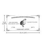 Gepersonaliseerde 10 per Vel Kip Eend Kwartel Ei Etiketten Stickers met Tekst Zelfklevend Kippenhok Benodigdheden Cadeau voor Boerderij-eigenaren