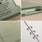 Personalized Perfect Teacher Recipe Leather Refillable Binder Notebook and Pen Set with Name Birthday Teacher's Day Appreciation Gift for Teacher