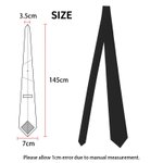 Personalized Photo Patch Tie with Name Gift Box Casual Men's Accessory Wedding Anniversary Business Gift for Husband Dad Groomsmen