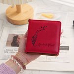 Personalisierte PU-Leder Zettelbox mit Initialen oder Namen Schule Büro Zubehör Lehrertag Geschenk für Lehrende Krankenschwester Bibliothekar