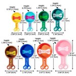 Personalized Multicolor Paw Print Bone Design Dog Food Scoop with Name Pet Accessory Birthday New Puppy Gift for Dog Owners