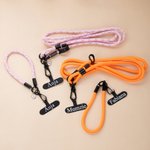 Personalisierte Multicolor Universal einstellbar Crossbody Telefon Lanyard mit Patch-Pad und Name Outdoor-Reisezubehör Geschenk für Familie Freunde