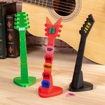 Personalized Guitar Headstock 3D Name Guitar Pick Rack Pick Storage Home Decoration Birthday Gift for Music Lovers