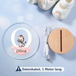 Schlaf gut mein Schatz – Personalisiertes LED-Nachtlicht