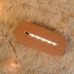 Personalizzato Our Grandest Adventure Stivali floreali 1-6 nomi Luce notturna a LED con testo e base in legno Home Decor Regalo per la festa della mamma nonna