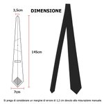 Cravatta personalizzata con foto e nome sulla scatola regalo elegante regalo ideale per anniversario matrimonio e compleanno per marito per papà