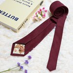 Cravatta personalizzata con foto e nome sulla scatola regalo elegante regalo ideale per anniversario matrimonio e compleanno per marito per papà