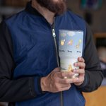 Personalized Cartoon Classic Winnie the Pooh Balloon Lawn 30 oz Stainless Steel Cup Mother's Day Birthday Gift for Grandma Mother