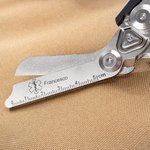 Forbici pieghevoli multifunzionale personalizzate con testo e icone incise per emergenze mediche o uso quotidiano regalo per personale sanitario