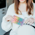 Personalized Portable Rainbow-colored Weekly Pill Organizer Box with Name Travel Accessory Get Well Soon Birthday Gift for Family Friends