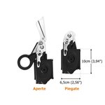 Forbici pieghevoli multifunzionale personalizzate con testo e icone incise per emergenze mediche o uso quotidiano regalo per personale sanitario