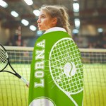 Personalisierte Multicolor Basketball Fußball weiche Wurfdecke mit Nummer Name Home Decor Team Zubehör Spiel Tag Geburtstagsgeschenk für Ball Sportliebhaber