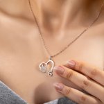 Personalizado Dainty Badminton Tenis de Mesa Pickleball Corazón Nombre Collar Mujer Joyería Regalo de cumpleaños para los amantes del deporte