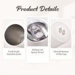 Personalisierte Cartoon Maniküre Charakter 20 oz gerade Skinny Becher mit Namen und Strohhalm Geburtstag Beauty Salon Eröffnung Geschenk für Nagel-Techniker