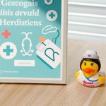 Henkilökohtainen söpö Sairaanhoitaja kumia ankka nimi työpöydän sisustus hauska dekompressio lelu syntymäpäivälahja sairaanhoitaja valmistunut