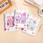 Personalized Cute Doodle Initial Spiral Notebook with Name Back to School Teacher Appreciation Gift for Teachers