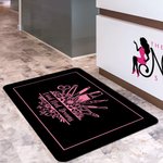 Zerbino personalizzato con testo per l'inaugurazione di un salone di bellezza, per le onicotecniche e le appassionate di nail art.