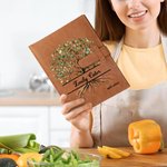 Personalisierte Familie Baum des Lebens A5 Leder Notebook Cover mit Text und Lagerung Tasche Reise Essentials Geburtstagsgeschenk für Familie