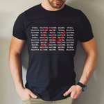 Personalized Multicolor 1-20 Names Soft Crewneck T-shirt Sweatshirt with Title Father's Day Birthday Gift for Dad Grandpa