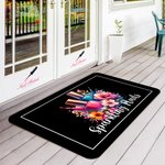 Zerbino personalizzato con testo per l'inaugurazione di un salone di bellezza, per le onicotecniche e le appassionate di nail art.