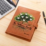 Henkilökohtainen Family Tree of Life A5 Nahka Notebook kansi 2-20 nimet ja säilytys tasku Travel Essentials Syntymäpäivä lahja perheelle