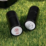 Personalisierte Geburt Blume Initial Name Golf Ball Stempel mit Metall Storage Box Muttertag Geburtstag Geschenk für Frauen Golfer Golfliebhaber