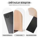 Serre-Livres en Bois Personnalisé avec Nom Motif d'Animal Licorne Monstre Mignon Cadeau d'Anniversaire pour Enfant Étudiant