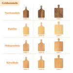 Personalisiertes 1-9 Kleines Hand Hältet Große Hand Design Holz Bambus Käse Brot Schneidebrett mit Namen Griff Hausdeko Muttertag Geschenk für Damen