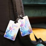 Gepersonaliseerde Fantasie Zeemeermin Princess Onderwater Wereld Bagagelabel met Naam Reisaccessoires Verjaardagscadeau voor Meisjes Vrouwen