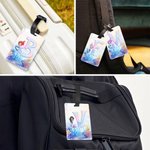 Gepersonaliseerde Fantasie Zeemeermin Princess Onderwater Wereld Bagagelabel met Naam Reisaccessoires Verjaardagscadeau voor Meisjes Vrouwen