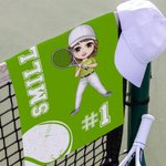 Personalisierte Ballsport Cartoon Charakter super saugfähige Waffel Sport Handtuch mit Namen und hängenden Clip Gym Workout Geburtstagsgeschenk für Sportliebhaber