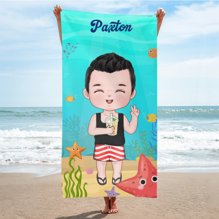 Serviette de Plage Ronde de 150 cm : Style et Confort pour l'Été - Noé