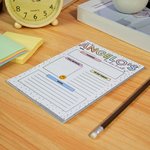 Personalisierte bunte To Do Liste Name Notepad mit 50 Seiten Teacher's Day zurück zu Schule Anerkennung Geschenk für Lehrer Pädagogen