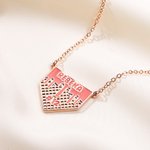 Personalisierte geschmolzenes Eis Waffel Anhänger Halskette mit Namen und Nummer Sport Schmuck Spiel Geburtstagsgeschenk für Baseball Softball-Liebhaber Athleten