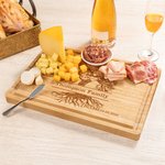 Personalised Family Life Tree 2-20 Names FSC Bamboo Charcuterie Chopping Board with Juice Groove Mother's Day Housewarming Gift for Family