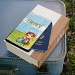 Personalizado Cute Animal Koala Búho PU Porta Pasaporte de cuero con nombre de viaje esencial regalo de cumpleaños para los niños amantes de los animales