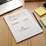 Personalisierte bunte To Do Liste Name Notepad mit 50 Seiten Teacher's Day zurück zu Schule Anerkennung Geschenk für Lehrer Pädagogen