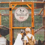 Cartel de madera personalizado con encanto rural y texto del gallinero decoración de granja regalo de inauguración para agricultores