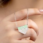 Personalisierte geschmolzenes Eis Waffel Anhänger Halskette mit Namen und Nummer Sport Schmuck Spiel Geburtstagsgeschenk für Baseball Softball-Liebhaber Athleten