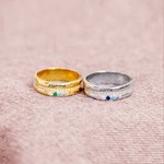 Anello personalizzato della famiglia della mamma con 1-5 pietre di nascita per le donne Madre Nonna Festa della Mamma Gioielli di compleanno