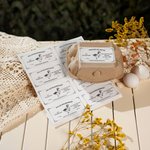Etiquetas personalizadas con texto para cajas de cartón de huevos de pollo pato y codorniz 10 piezas por hoja regalo para propietarios de granjas