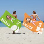 Personalized Softball Baseball Cartoon Character Quick Dry Soft Oversized Beach Towel with Name and Number Beach Party Travel Gift for Sports Lover