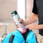 Bouteille d'Eau de Sport Personnalisée avec Nom et Personnage Dessin Animé Style de Golf Cadeau d'Anniversaire pour Passionnés de Golf