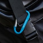 Personalisierter Mehrfarbiger Kletterkarabiner Schlüsselanhänger mit Text Gravur Geschenk für Sportliebhaber