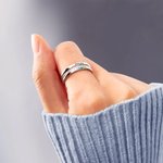 Anello personalizzato della famiglia della mamma con 1-5 pietre di nascita per le donne Madre Nonna Festa della Mamma Gioielli di compleanno