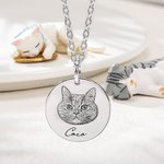 Collar personalizado con foto de mascota grabada y nombre regalo de cumpleaños para dueños amantes de las mascotas