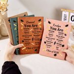 Personalizzato Retro Bible Chapter Graduation Cap A5 Notebook foderato con nome e anno Church Bible Study Graduation Gift for Christian Prayer Graduate